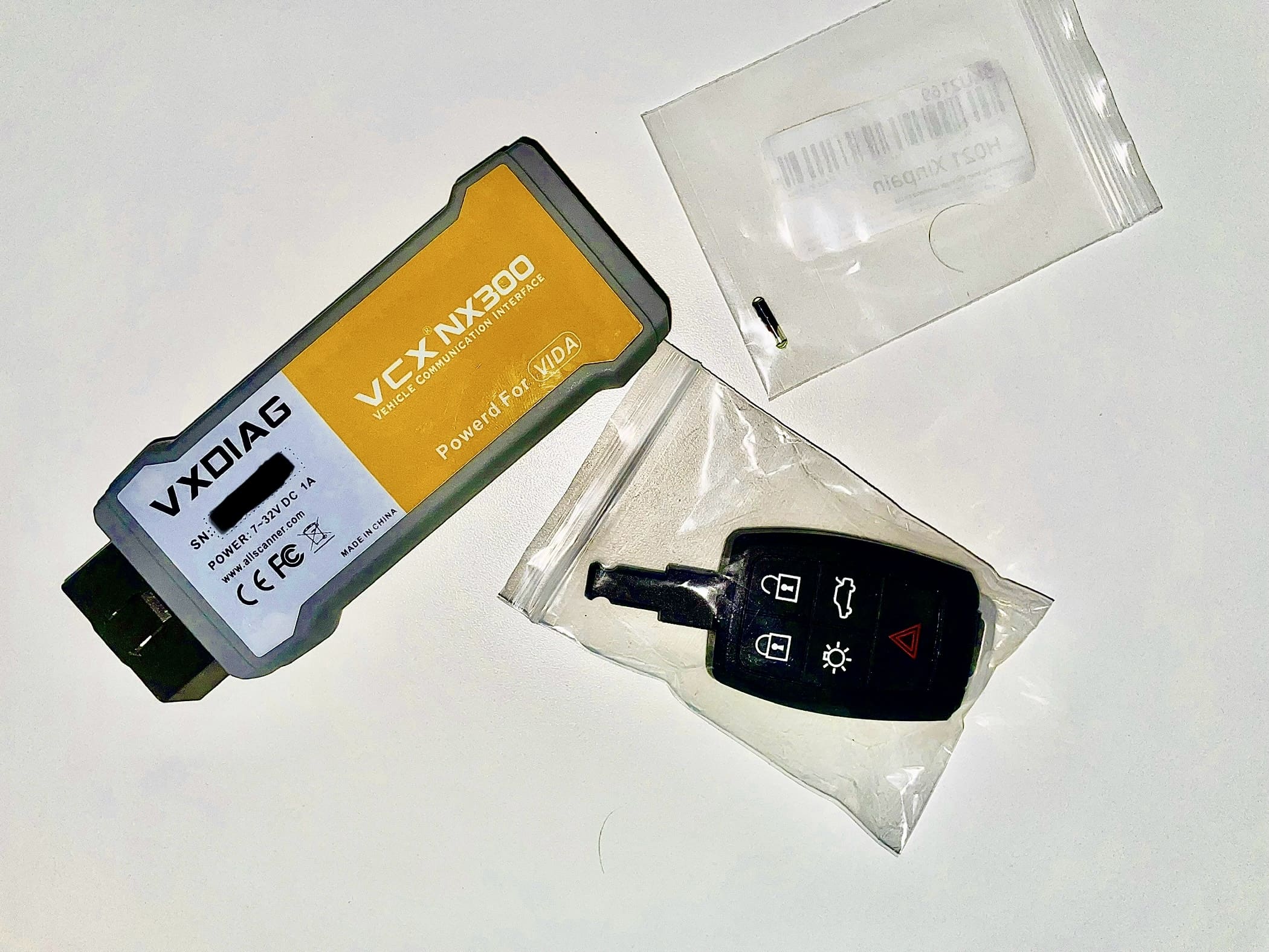 Llave volvo, programación plataforma p1